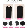 imageEVALESS Oversized Sweater Vest for Women V Neck Sleeveless Solid Color Loose Pullover SweaterD Black