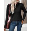 imageEVALESS Sweaters for Women Trendy 2025 Crewneck Long Sleeve Lightweight Knit Pullover Tops Fall Fashion OutfitsBlack