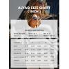imageEVALESS Womens 2024 Lantern Long Sleeve Crewneck Sweater Casual Solid Color Ribbed Hem Knitwear Pullover Cropped TopsOrange