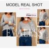 imageEVALESS Womens Crochet Sweater Top Hollow Out Long Sleeve Pullover Tops Fall Outfits Fashion 2025Gray