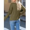 imageEVALESS Womens Crochet Sweater Top Hollow Out Long Sleeve Pullover Tops Fall Outfits Fashion 2025Jungle Green