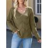 imageEVALESS Womens Crochet Sweater Top Hollow Out Long Sleeve Pullover Tops Fall Outfits Fashion 2025Jungle Green