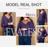 imageEVALESS Womens Crochet Sweater Top Hollow Out Long Sleeve Pullover Tops Fall Outfits Fashion 2025Kyoho Grape