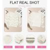imageEVALESS Womens Crochet Sweater Top Hollow Out Long Sleeve Pullover Tops Fall Outfits Fashion 2025White