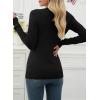 imageEVALESS Fall Sweaters for Women 2025 Trendy Wool Blend Sweaters Long Sleeve Crewneck Fall Outfits Pullover Sweater Tops1a Black