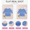 imageEVALESS Womens Crochet Hollow Out Knit Tops Half Sleeve Spring Summer Sweaters Beach Cover Ups for Women Trendy 2025Sky Blue