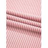 imageEVALESS Womens Long Sleeve Tops Fall Fashion 2025 Crewneck Color Block Ribbed Knit Casual Loose Fit Pullover ShirtsLight Pink