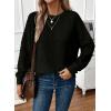 imageEVALESS Womens Sweaters Fall 2025 Casual Long Sleeve Lightweight Oversized Pullover Sweater TopsBlack