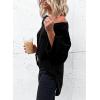 imageEVALESS Womens Tunic Tops Casual Summer 34 Sleeve Crewneck Loose Knit Blouses Shirts