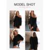 imageEVALESS Womens Tunic Tops Casual Summer 34 Sleeve Crewneck Loose Knit Blouses Shirts