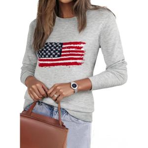 imageEVALESS Fall Sweaters for Women 2025 Trendy Wool Blend Sweaters Long Sleeve Crewneck Fall Outfits Pullover Sweater Tops2a Gray