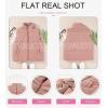 imageEVALESS Corduroy Puffer Vest for Women Lightweight Stand Collar Sleeveless Jackets Zip Up Clothes Fashion 2025Apricot Pink