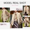 imageEVALESS Corduroy Puffer Vest for Women Lightweight Stand Collar Sleeveless Jackets Zip Up Clothes Fashion 2025Beige