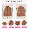 imageEVALESS Corduroy Puffer Vest for Women Lightweight Stand Collar Sleeveless Jackets Zip Up Clothes Fashion 2025Brown