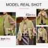 imageEVALESS Corduroy Puffer Vest for Women Lightweight Stand Collar Sleeveless Jackets Zip Up Clothes Fashion 2025Grass Green