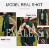 imageEVALESS Corduroy Puffer Vest for Women Lightweight Stand Collar Sleeveless Jackets Zip Up Clothes Fashion 2025Peacock Green
