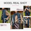 imageEVALESS Corduroy Puffer Vest for Women Lightweight Stand Collar Sleeveless Jackets Zip Up Clothes Fashion 2025Sail Blue