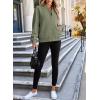 imageEVALESS Womens Bomber Jacket Coat Casual Stand Collar Zip Up Lightweight Fall Fashion Jackets Outfits with PocketsArmy Green