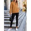 imageEVALESS Womens Bomber Jacket Coat Casual Stand Collar Zip Up Lightweight Fall Fashion Jackets Outfits with PocketsCamel