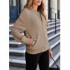 imageEVALESS Womens Bomber Jacket Coat Casual Stand Collar Zip Up Lightweight Fall Fashion Jackets Outfits with PocketsDark Khaki