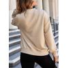 imageEVALESS Womens Bomber Jacket Coat Casual Stand Collar Zip Up Lightweight Fall Fashion Jackets Outfits with PocketsKhaki