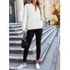 imageEVALESS Womens Bomber Jacket Coat Casual Stand Collar Zip Up Lightweight Fall Fashion Jackets Outfits with PocketsWhite