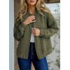 imageEVALESS Bomber Jackets for Women Spring Fashion 2025 Cute Jacquard Coats Lightweight Zip Up Jackets Dressy CasualJungle Green
