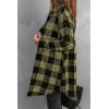 imageEVALESS Color Block Plaid Shacket Jacket Womens Fall Clothes Fashion OutfitsB Green