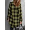 imageEVALESS Color Block Plaid Shacket Jacket Womens Fall Clothes Fashion OutfitsB Green