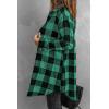imageEVALESS Color Block Plaid Shacket Jacket Womens Fall Clothes Fashion OutfitsB1 New Green