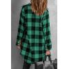 imageEVALESS Color Block Plaid Shacket Jacket Womens Fall Clothes Fashion OutfitsB1 New Green