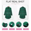 imageEVALESS Color Block Plaid Shacket Jacket Womens Fall Clothes Fashion OutfitsB1 New Green