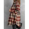 imageEVALESS Color Block Plaid Shacket Jacket Womens Fall Clothes Fashion OutfitsB2 New Yellow