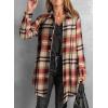 imageEVALESS Color Block Plaid Shacket Jacket Womens Fall Clothes Fashion OutfitsB2 New Yellow