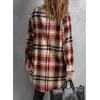 imageEVALESS Color Block Plaid Shacket Jacket Womens Fall Clothes Fashion OutfitsB2 New Yellow