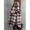 imageEVALESS Color Block Plaid Shacket Jacket Womens Fall Clothes Fashion OutfitsB4 New Blue