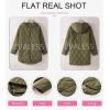 imageEVALESS Long Jackets for Women Fashion 2025 Winter Coat for Women Business Casual Diamond Quilted Hooded Lightweight JacketsArmy Green
