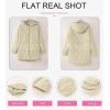 imageEVALESS Long Jackets for Women Fashion 2025 Winter Coat for Women Business Casual Diamond Quilted Hooded Lightweight JacketsBeige