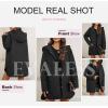 imageEVALESS Long Jackets for Women Fashion 2025 Winter Coat for Women Business Casual Diamond Quilted Hooded Lightweight JacketsBlack