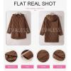imageEVALESS Long Jackets for Women Fashion 2025 Winter Coat for Women Business Casual Diamond Quilted Hooded Lightweight JacketsBrown