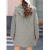 imageEVALESS Long Jackets for Women Fashion 2025 Winter Coat for Women Business Casual Diamond Quilted Hooded Lightweight JacketsGray