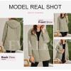 imageEVALESS Long Jackets for Women Fashion 2025 Winter Coat for Women Business Casual Diamond Quilted Hooded Lightweight JacketsGreen