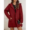 imageEVALESS Long Jackets for Women Fashion 2025 Winter Coat for Women Business Casual Diamond Quilted Hooded Lightweight JacketsRuby