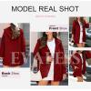 imageEVALESS Long Jackets for Women Fashion 2025 Winter Coat for Women Business Casual Diamond Quilted Hooded Lightweight JacketsRuby