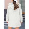 imageEVALESS Long Jackets for Women Fashion 2025 Winter Coat for Women Business Casual Diamond Quilted Hooded Lightweight JacketsWhite