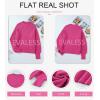 imageEVALESS Sweaters for Women Cute Lantern Sleeve Pullover Sweater Cable Knit Tops Fall Fashion Clothes Teacher OutfitsBright Pink