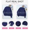 imageEVALESS Sweaters for Women Cute Lantern Sleeve Pullover Sweater Cable Knit Tops Fall Fashion Clothes Teacher OutfitsNavy Blue