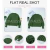 imageEVALESS Sweaters for Women Cute Lantern Sleeve Pullover Sweater Cable Knit Tops Fall Fashion Clothes Teacher OutfitsVineyard Green
