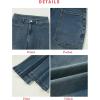 imageEVALESS Wide Leg Jeans for Women Trendy High Waisted Stretchy Baggy Denim PantsPrussian Blue