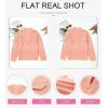 imageEVALESS Oversized Sweaters for Women Long Sleeve Knit Tops Quarter Zip Pullover Chunky Sweater Fall Clothes Business Casual Winter Outfits for Women Fashion 2024 Work Shirts Pink Sweaters XXLarge